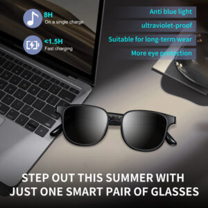 Smart Audio Bluetooth Glasses – Hear the World, See in Style