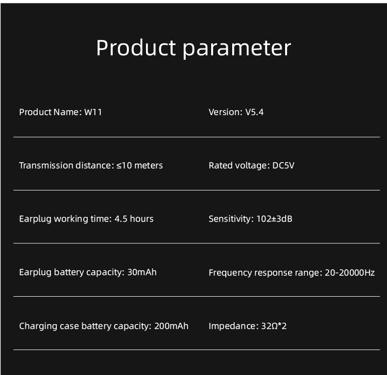 Long Battery Life TWS Bluetooth
