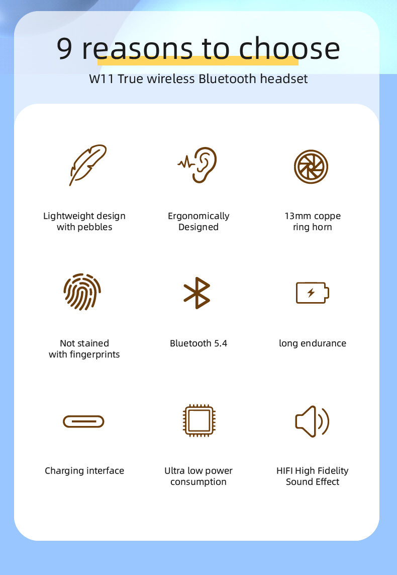 Long Battery Life TWS Bluetooth