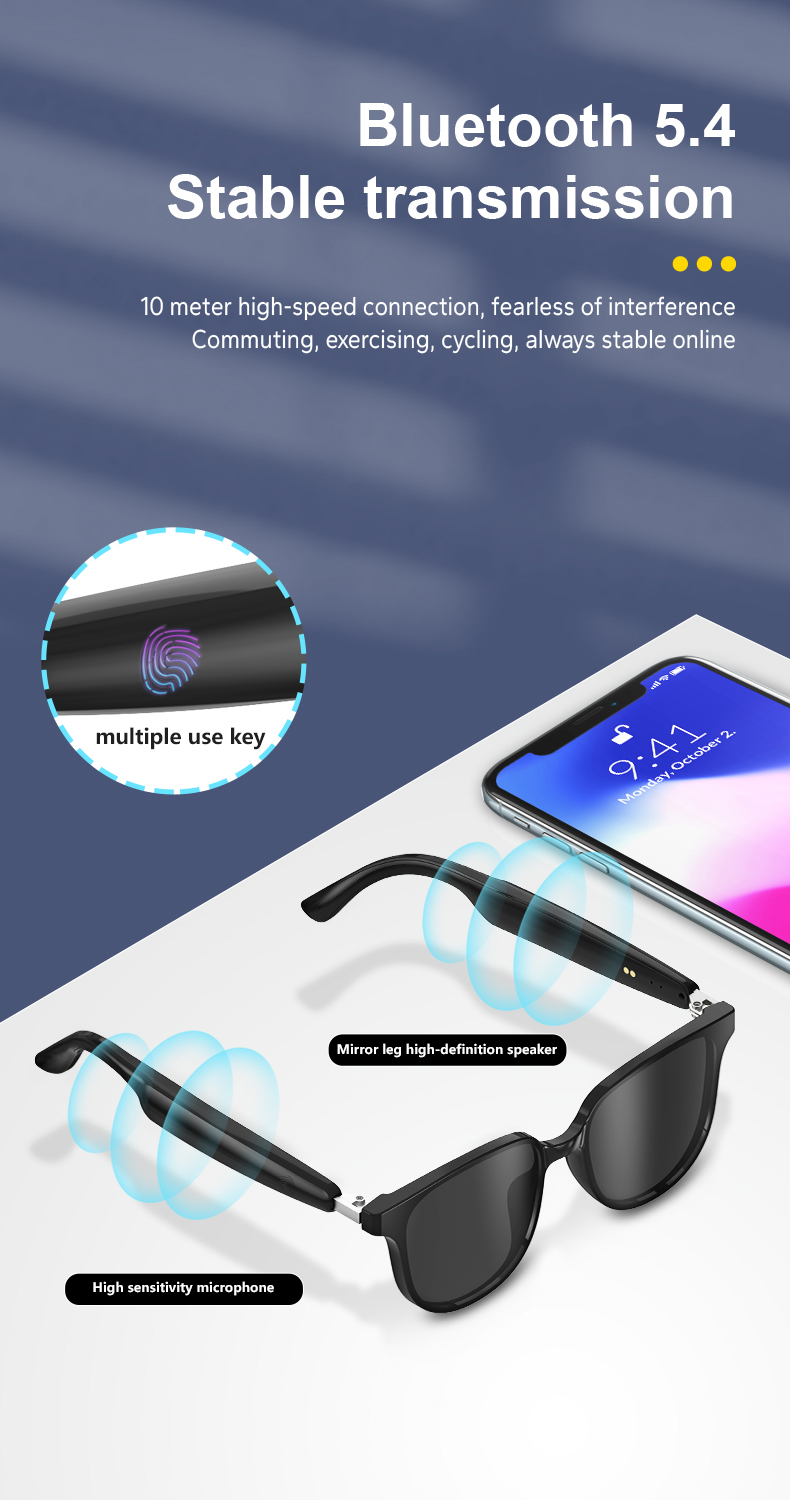 Smart Audio Bluetooth Glasses