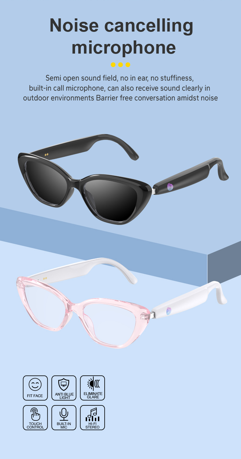 Sunglasses with Bluetooth Earphones