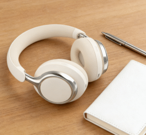 Headphones for custom logos